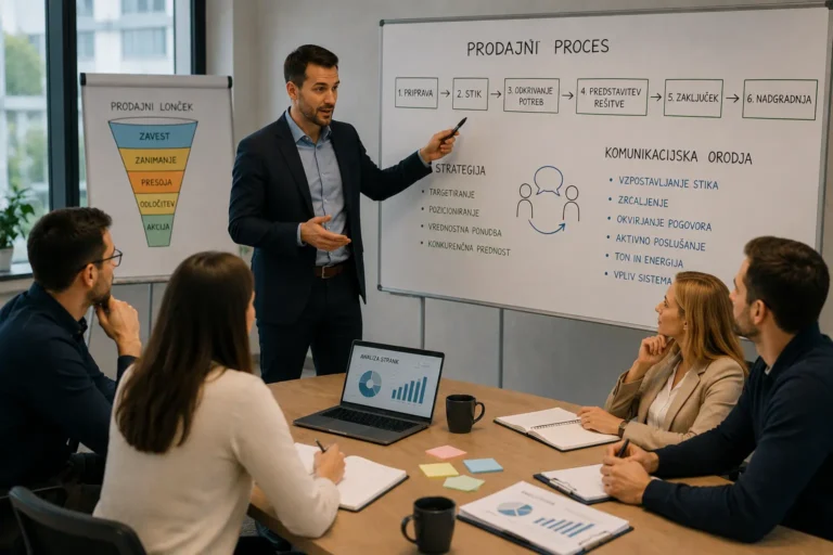 Prodajni proces, strategija in komunikacijska orodja